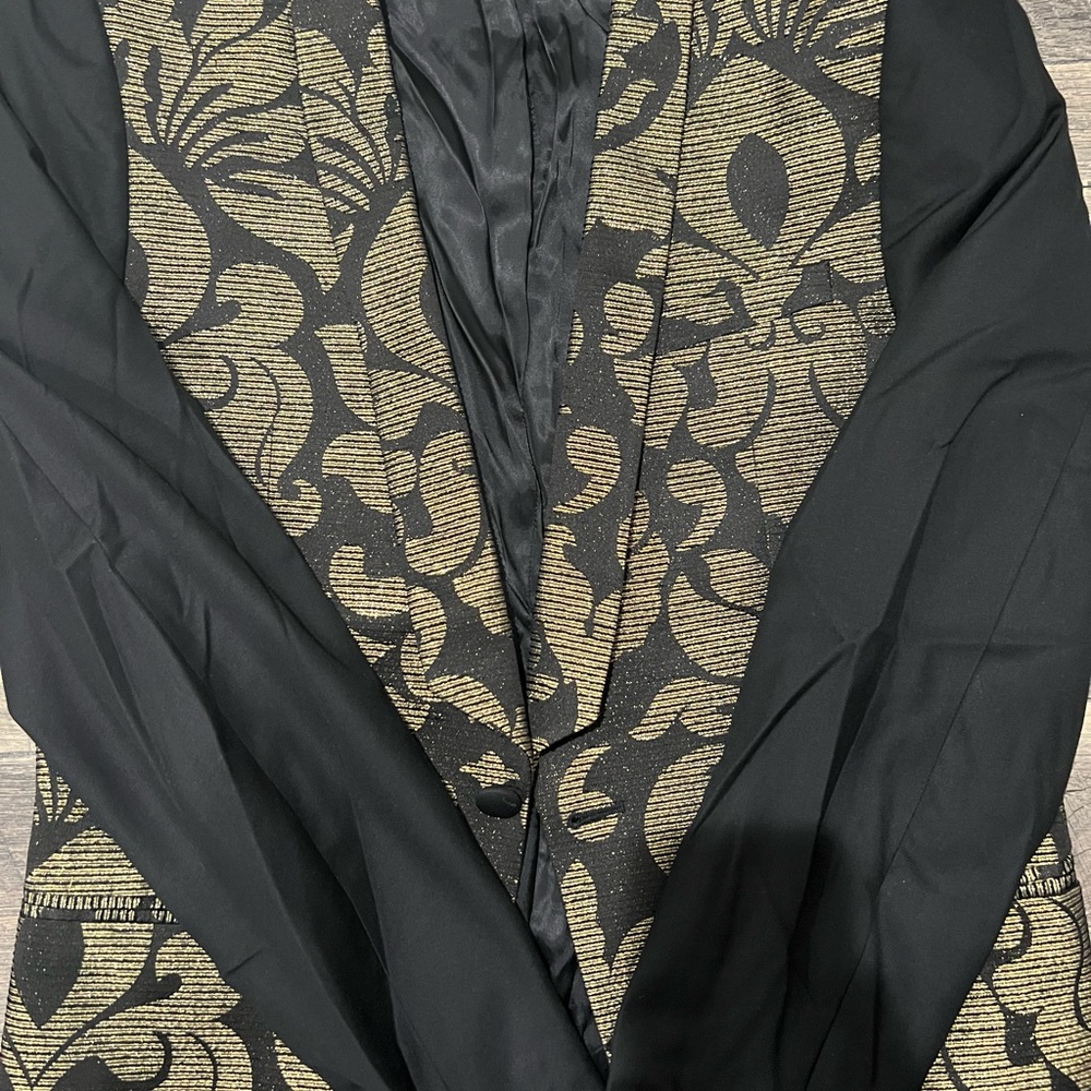 Black & Gold Blazer